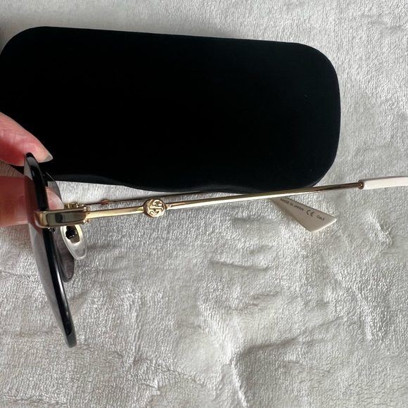 Gucci 57mm aviator sunglasses main image 7
